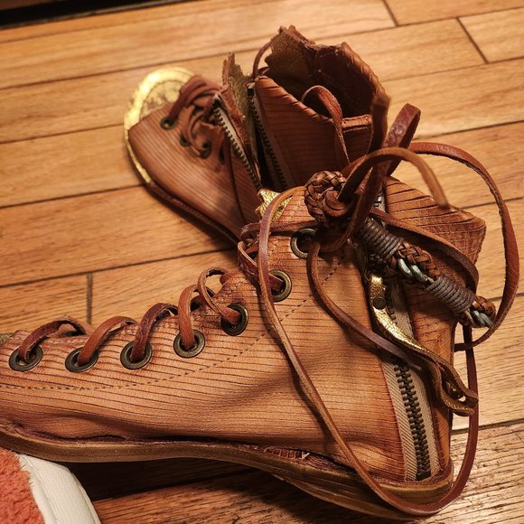 FP Movement by Free People Tan Lace-Up Sandals - Picture 6 of 6